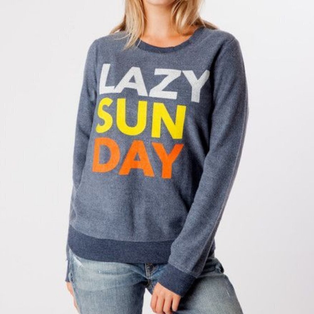 Chaser Lazy Sunday Sweatshirt Oversized Cozy M - image 1